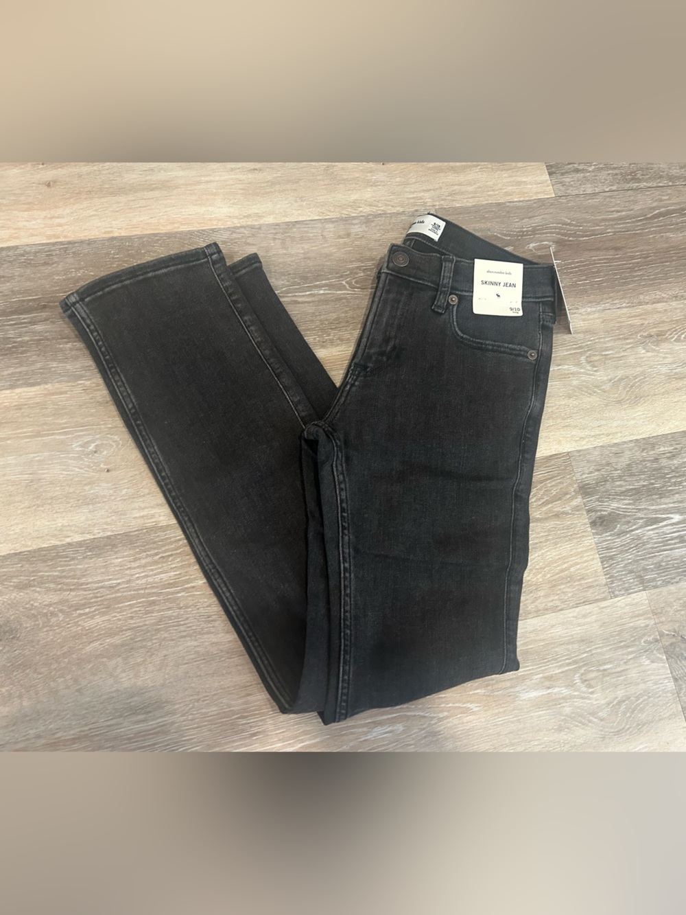 abercrombie kids Charcoal Black Skinny Jeans